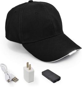 img 4 attached to 🧢 Optimized UltraKey Hands-Free LED Baseball Cap Hat – Ideal for Outdoor Jogging, Hip Hop Parties, and Holiday Celebrations