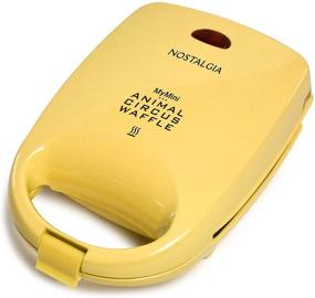 img 4 attached to 🎪 MyMini Electric Animal Circus Waffle Maker, Cat, Dog, Elephant and Lion Shapes, Yellow, 4 inches - Enhanced SEO