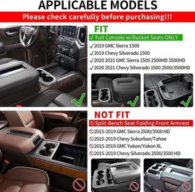 img 2 attached to 📱 Беспроводной зарядный лоток Bomely Fit для Chevrolet Silverado GMC Sierra: Быстрая зарядная панель для телефона мощностью 15 Вт для центральной консоли (2019-2021) - аксессуары Chevy Silverado GMC Sierra 1500 2500HD 3500HD