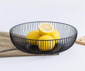 img 1 attached to 🍎 Yesland Metal Fruit Basket - 12 Inches