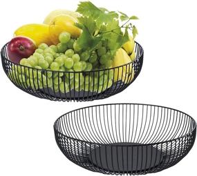 img 4 attached to 🍎 Yesland Metal Fruit Basket - 12 Inches