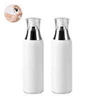 acrylic airless vacuum travel bottles logo