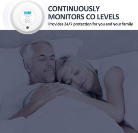 img 1 attached to 🔥 X-Sense CD01 Carbon Monoxide Detector Alarm with LCD Display, UL 2034 Compliant, 10-Year Battery, Auto-Check & Silence Button, 3-Pack