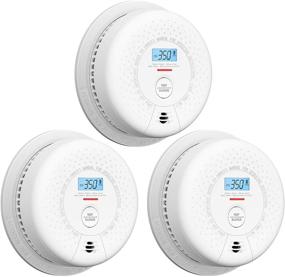 img 4 attached to 🔥 X-Sense CD01 Carbon Monoxide Detector Alarm with LCD Display, UL 2034 Compliant, 10-Year Battery, Auto-Check & Silence Button, 3-Pack