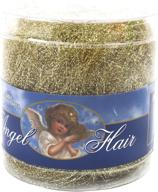🌟 kurt s. adler 15-gram gold angel hair tinsel - multicolored sparkling pvc logo