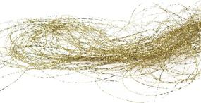 img 1 attached to 🌟 Kurt S. Adler 15-Gram Gold Angel Hair Tinsel - Multicolored Sparkling PVC