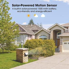 img 3 attached to 🔔 Aegislink Solar Wireless Driveway Alarm: Motion Detector, 650 Feet Range, 58 Sounds, Anti-Interference - Monitor Your Property!