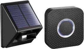 img 4 attached to 🔔 Aegislink Solar Wireless Driveway Alarm: Motion Detector, 650 Feet Range, 58 Sounds, Anti-Interference - Monitor Your Property!