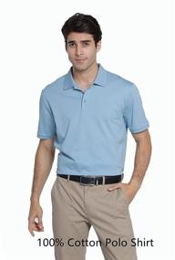 img 3 attached to Classic Fit Men's Clothing: Short Sleeve Shirt with Fade Resistant Cotton