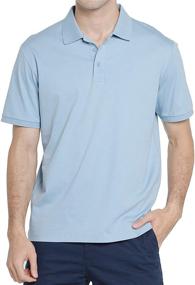 img 4 attached to Classic Fit Men's Clothing: Short Sleeve Shirt with Fade Resistant Cotton