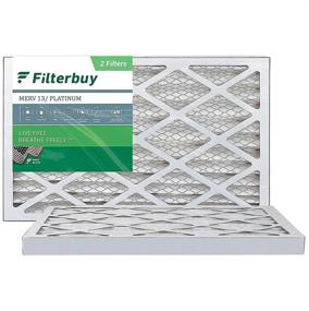 img 4 attached to Enhanced HVAC Filtration: FilterBuy 12X20X1 Pleated Furnace Filters