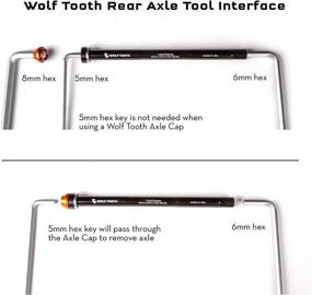 img 1 attached to 🐺 Wolf Axle CNC-Machined Axle Caps: Durable and Precision-engineered Accessories for Enhanced Performance