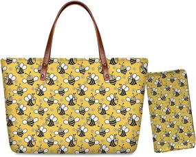 img 4 attached to 🌻 Sunflower Working Handbag: Holiday Women's Handbags & Wallets with Top-Handle for Xhuibop