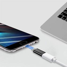 img 1 attached to 🔌 Набор адаптеров USB Type C - адаптер Micro USB к USB C, USB Type C к USB-A, USB C к USB 3.0, совместим с Google Pixel и другими устройствами - набор из 5 штук, черного цвета.