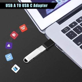 img 2 attached to 🔌 Набор адаптеров USB Type C - адаптер Micro USB к USB C, USB Type C к USB-A, USB C к USB 3.0, совместим с Google Pixel и другими устройствами - набор из 5 штук, черного цвета.