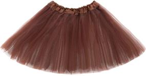 img 4 attached to Belababy Skirt Layered Fluffy Ballet - Stylish Girls' Clothing for Skirts & Skorts
