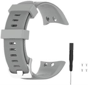 img 4 attached to Meiruo Wristbands Strap For Garmin Forerunner 45/Garmin Forerunner 45S (Color 4)