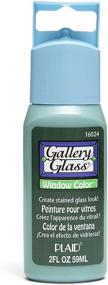 img 4 attached to 🪟 Plaid Gallery Glass Window Color, Assorted 2 oz, Ivy Green (16024)