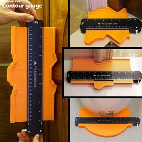 img 2 attached to 📏 2-Pack Contour Gauge Profile Tool with Lock - Super Gauge for Copying Irregular Shapes - Outline Duplicator for Accurate Measurement - Perfect Gift for Woodworking, Flooring, and Construction Projects