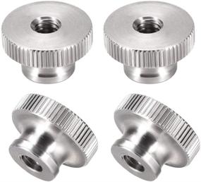 img 3 attached to 🔩 Set of 4 M6 round knobs with 304 stainless steel, featuring knurled thumb nuts - by uxcell