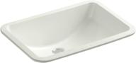 💧 kohler k-2214-g-ny ladena undercounter bathroom sink: glazed underside, less overflow, dune – top rated choice! logo