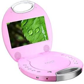 img 2 attached to Sylvania SDVD7046 7-Inch Portable DVD Player With Integrated Handle (Pink)