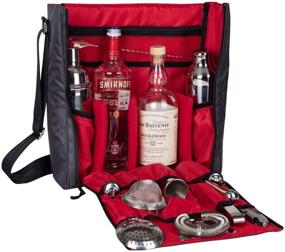 img 3 attached to 🍸 Premium JILLMO 11-Piece Travel Bartender Kit with Stylish Bartender Bag