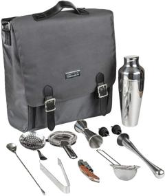 img 4 attached to 🍸 Premium JILLMO 11-Piece Travel Bartender Kit with Stylish Bartender Bag