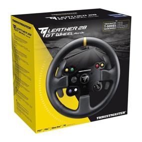 img 2 attached to Enhance your Racing Experience with Thrustmaster Leather 🏎️ 28GT Wheel Add-On (PS5, PS4, XBOX Series X/S, One, PC)