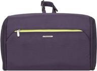 🧳 stay organized on the go with travelon luggage flat-out toiletry kit in purple logo