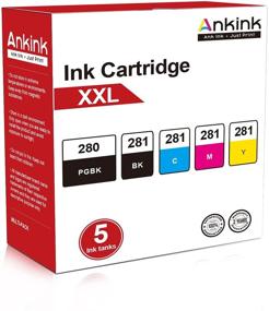 img 4 attached to 🖨️ Замена картриджа Ankink с высоким объемом чернил для Canon 280 281 XXL - Совместим с принтерами Pixma TS9120 TR8520 TR7520 TS8120 TS8220 TS8320 TS9520 TS9521 TS8200, TS8300 TS6320 TS6220 TS6120