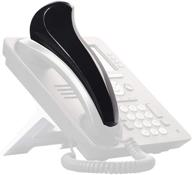 📞 softalk antibacterial black phone shoulder rest: essential landline telephone accessory (00101m) logo