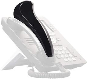 img 4 attached to 📞 Softalk Antibacterial Black Phone Shoulder Rest: Essential Landline Telephone Accessory (00101M)