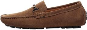 img 3 attached to 👞 Jamron Elegant Moccasin Slippers for Men - Stylish Loafers & Slip-On Shoes