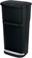 organize and simplify recycling with rubbermaid 2-in-1 indoor 13.2g recycling bin - liner lock and dual compartment design! logo