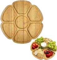 🎋 bamboo serving tray for kitchen food логотип