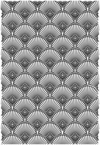 img 2 attached to Sizzix 3D Impresslits Embossing Folder 664507 Art Deco by Kath Breen: Enhance Your Crafts with Multicolor Magic in One Size