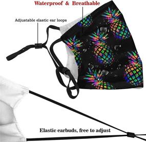 img 1 attached to 👚 Fashionable Face Mask - Washable, Reusable, and Breathable Cloth Nose Mouth Covering for Women and Men