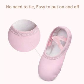 img 2 attached to 🩰 Ideal Shoes for Toddler Girls: STELLE Girls Ballet Slippers