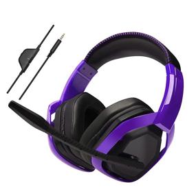 img 4 attached to Unleash Your Gaming Potential with Amazon Basics Pro Gaming Headset - Purple