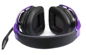 img 2 attached to Unleash Your Gaming Potential with Amazon Basics Pro Gaming Headset - Purple