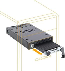 img 4 attached to 🔧 Tool-Free M.2 PCIe NVMe SSD Mobile Rack for 3.5” External Drive Bay - ICY DOCK MB833M2K-B