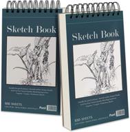 Arteza Sketchbook, 5.5 x 8.5, 100 Sheets - Pack of 3