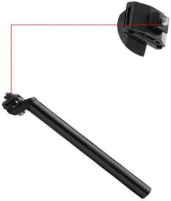 img 3 attached to HUA 27.2 x 300 mm Alloy Seatpost: Premium Micro-Adjustable Bike Bicycle Alluminium Alloy Seat Post