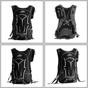 img 2 attached to 🚴 RMCLTECH Cycling Backpack: Breathable Hydration Pack for Outdoor Sports, Running, Hiking, Biking - 18L Men's/Women's Daypack