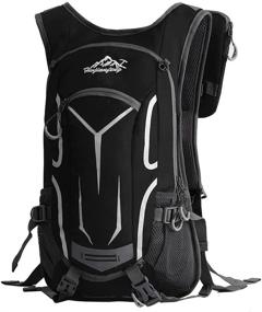 img 3 attached to 🚴 RMCLTECH Cycling Backpack: Breathable Hydration Pack for Outdoor Sports, Running, Hiking, Biking - 18L Men's/Women's Daypack