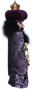 img 1 attached to 👑 Hollywood Nutcrackers: Kurt Adler Hollywood King Nutcracker, 18-Inch - Stunning Purple Design