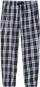 img 4 attached to JINSHI Men's Trousers Sleepwear Bottoms with Convenient Pockets