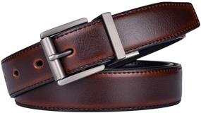 img 1 attached to 👔 Reversible Rotated Leather Belt by Beltox - Casual SEO-Optimized