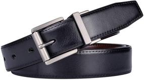 img 2 attached to 👔 Reversible Rotated Leather Belt by Beltox - Casual SEO-Optimized